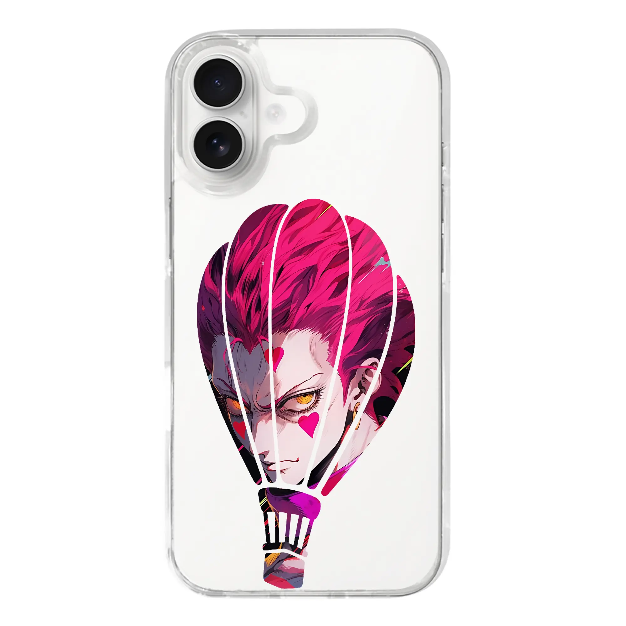 ハンター×ハンター グッズ ヒソカ＝モロウ - iPhone 17シリーズ 透明スマホケース – 薄型・耐衝撃・精密フィット保護カバー